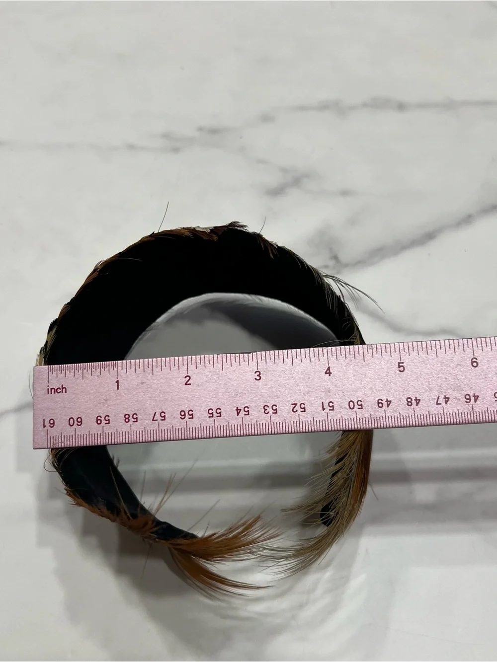 Vintage 40s/50s Pheasant Feather Headband Half Hat Fascinator Pin Up Whimsy